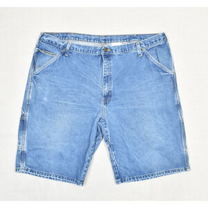 All American Clothing Co Men Carpenter Shorts Cotton Blue Size 44 Baggy USA Made